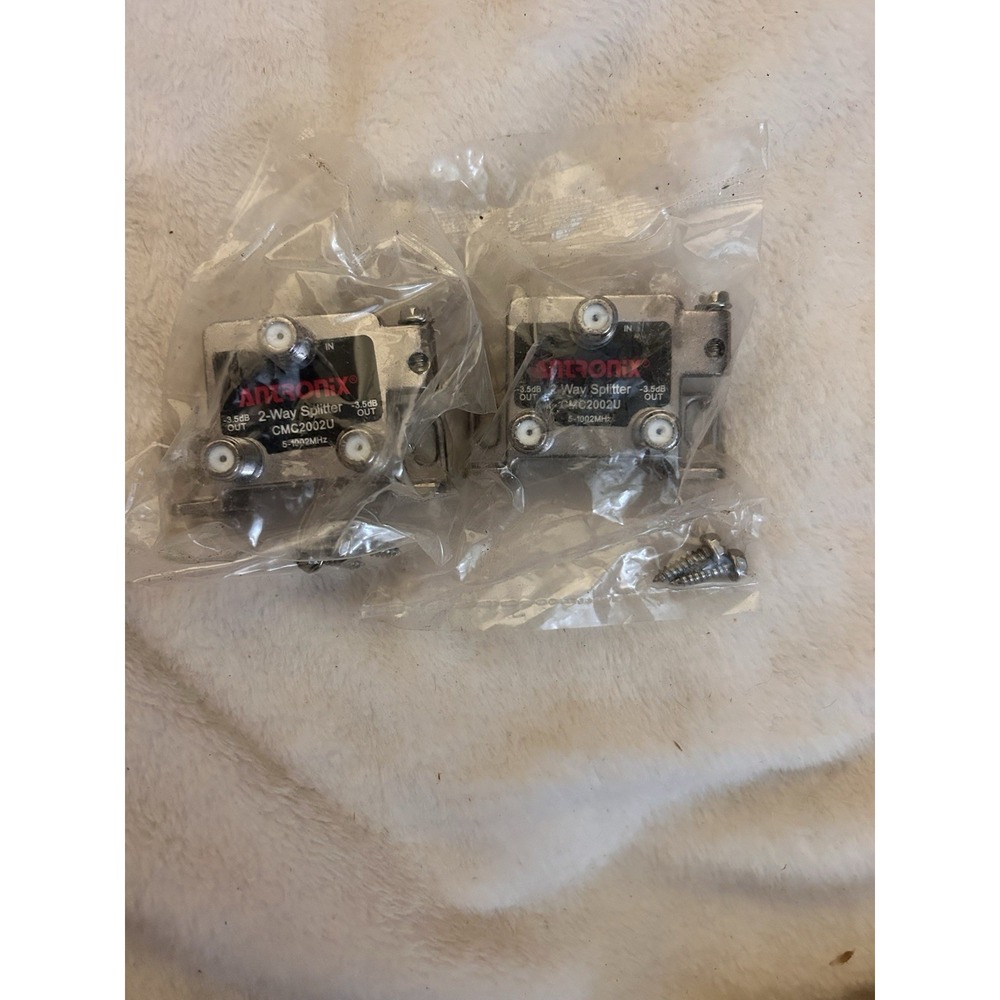 Lot Of Two!! Antronix 2 Way Splitter!! CMC2002U!! New‎